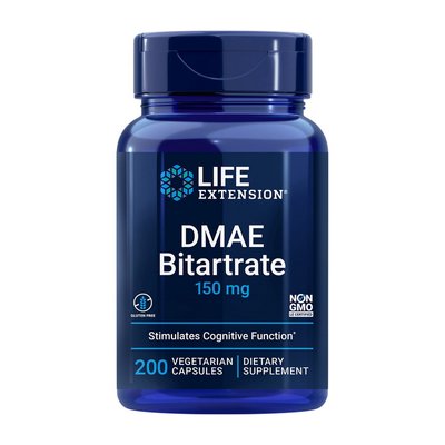 DMAE Bitartrate 150 mg (200 caps) 000023138 фото