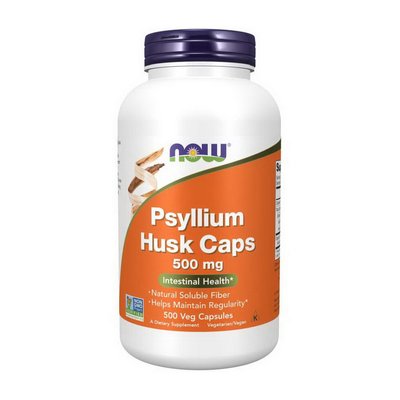 Psyllium Husk Caps 500 mg (500 veg caps) 000020657 фото