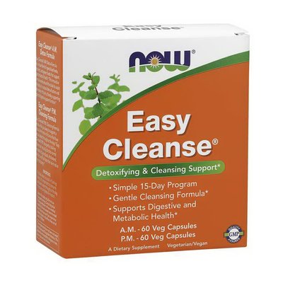 Easy Cleanse (A.M. 60 veg caps + P.M. 60 veg) 000020409 фото