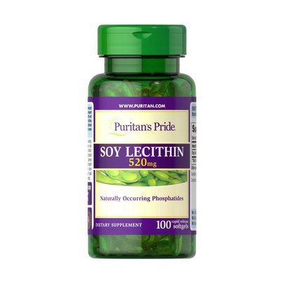 Soy Lecithin 520 mg (100 softgels) 000020081 фото