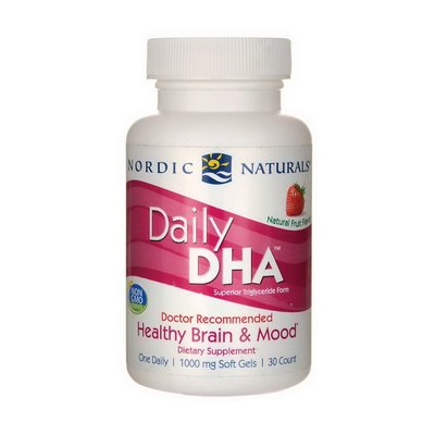 Daily DHA (30 soft gels, natural fruit) 000020644 фото