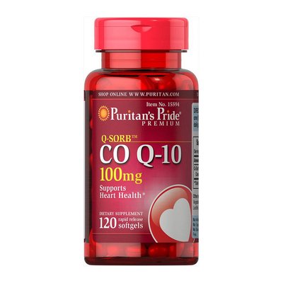 CO Q-10 100 mg (120 softgels) 000019432 фото