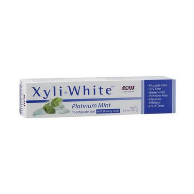 Xyli White Toothpaste Gel with Baking Soda (181 g, platinum mint) 000019614 фото