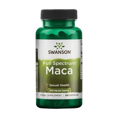 Maca 500 mg full spectrum (100 caps) 000021973 фото
