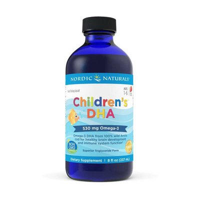 Children's DHA 530 mg Omega-3 (237 ml, natural strawberry) 000020483 фото