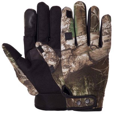 Перчатки для охоты и рыбалки с закрытыми пальцами SP-Sport BC-9233 (PL, нейлон, размер универсальный, Камуфляж Лес) BC-9233_Камуфляж Лес_L фото