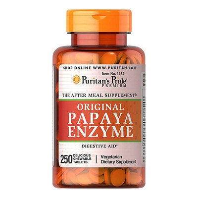 Papaya Enzyme original (250 chewable tab) 000011876 фото