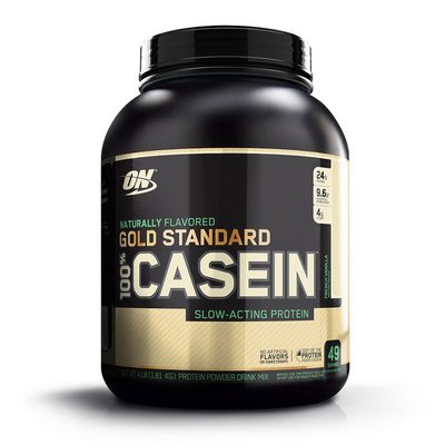 100% Gold Standard Casein Natural (1,81 kg, french vanilla) 000011221 фото