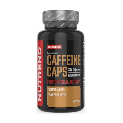 Caffeine caps 200 mg (60 caps) 000022194 фото