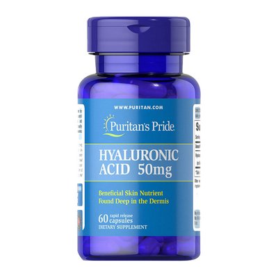 Hyaluronic Acid 50 mg (60 capsules) 000011588 фото