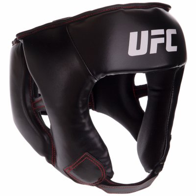 Шлем боксерский открытый PU UFC UBCF-75182 YOUTH (р-р d-26x24,5см, черный) UBCF-75182 фото