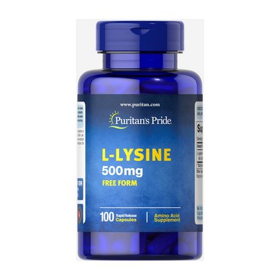 L-Lysine 500 mg (100 caps) 000006965 фото