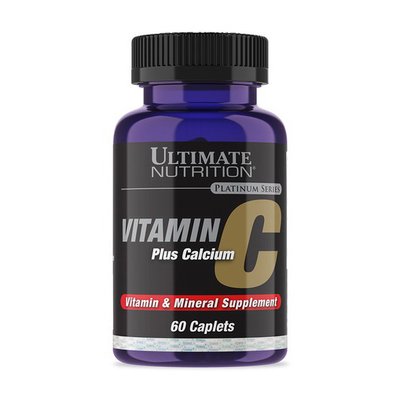 Vitamin C Plus Calcium (60 caplets) 000021624 фото