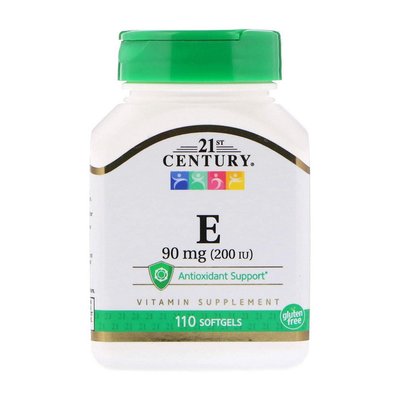 Vitamin E 90 mg (200 IU) (110 softgels) 000017287 фото