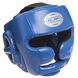 Шолом боксерський з повним захистом ZELART BO-1367 M-XL кольори в асортименті BO-1367_Синий-серебряный_L фото 1