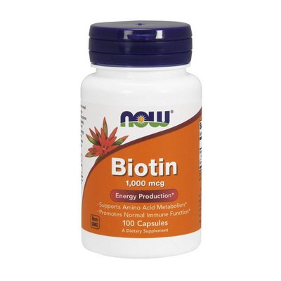 Biotin 1,000 mcg (100 caps) 000005509 фото