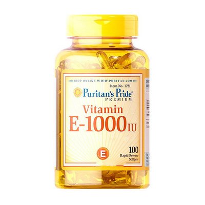 Vitamin E-450 mg (1000 IU) (100 softgels) 000015891 фото