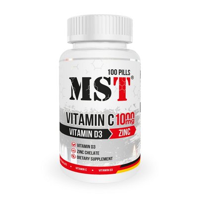 Vitamin C 1000 mg + Vitamin D3 + Zinc (100 pills) 000020689 фото