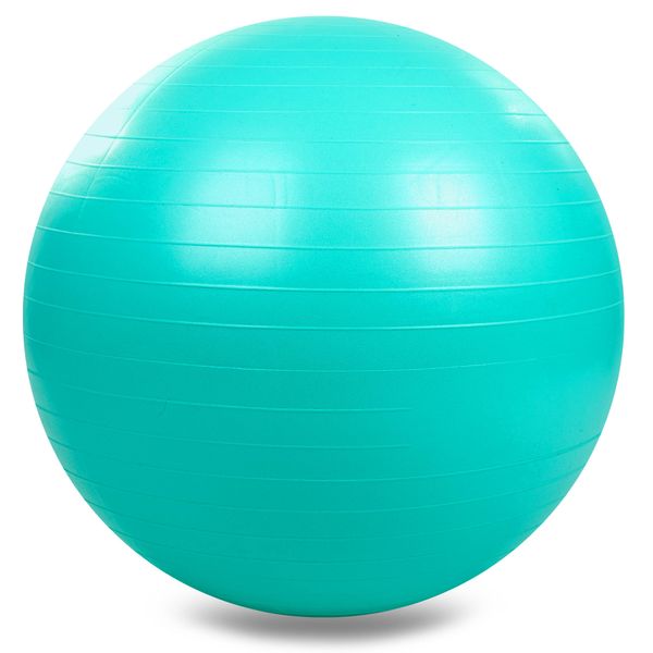 Мяч для фитнеса (фитбол) гладкий сатин 75см Zelart FI-1984-75 (PVC, 1000г, цвета в ассортименте, ABS технолог) FI-1984-75_Мятный фото