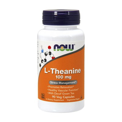 L-Theanine 100 mg (90 veg caps) 000008678 фото