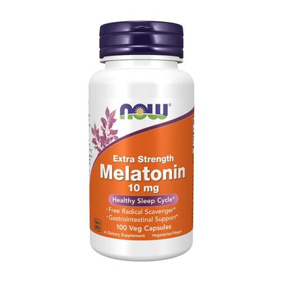 Melatonin 10 mg extra strength (100 veg caps) 000006453 фото