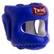 Шлем боксерский с бампером кожаный TWINS HGL10 (р-р M-XL, цвета в ассортименте) HGL10_Синий_L фото