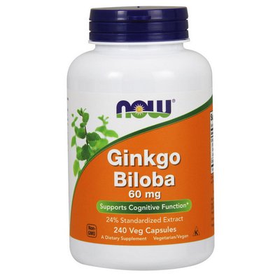 Ginkgo Biloba 60 mg (240 caps) 000009719 фото