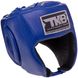 Шлем боксерский открытый кожаный TOP KING Open Chin TKHGOC (р-р S-XL, цвета в ассортименте) TKHGOC_Синий_S фото