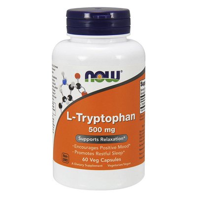 L-Tryptophan 500 mg (60 veg caps) 000008133 фото