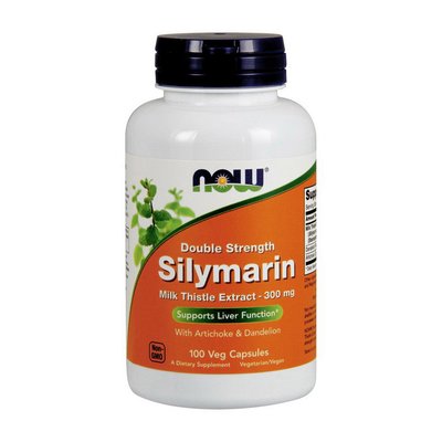 Silymarin 300 mg double strength (100 veg caps) 000014073 фото