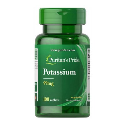 Potassium 99 mg (100 caplets) 000014849 фото