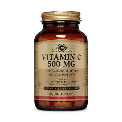 Vitamin C 500 mg (100 veg caps) 000018590 фото