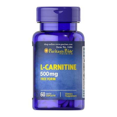 L-Carnitine 500 mg (60 caplets) 000011871 фото