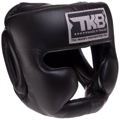 Шлем боксерский в мексиканском стиле кожаный TOP KING Full Coverage TKHGFC-EV (р-р S-XL, цвета в ассортименте) TKHGFC-EV_Черный_S фото