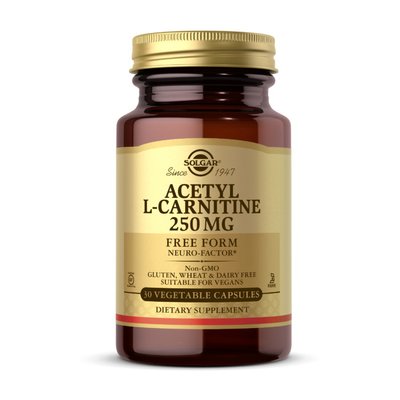 Acetyl L-Carnitine 250 mg (30 veg caps) 000019598 фото
