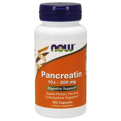 Pancreatin 2000 (10x-200 mg) (100 caps) 000010248 фото