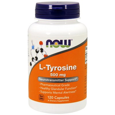 L-Tyrosine 500 mg (120 caps) 000008808 фото