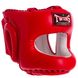 Шлем боксерский с бампером кожаный TWINS HGL10 (р-р M-XL, цвета в ассортименте) HGL10_Красный_L фото