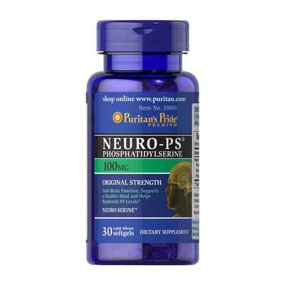 Neuro-PS Phosphatidylserine 100 mg (30 softgels) 000021715 фото
