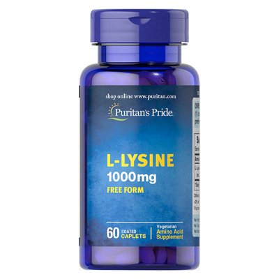 L-Lysine 1000 mg (60 caplets) 000011603 фото