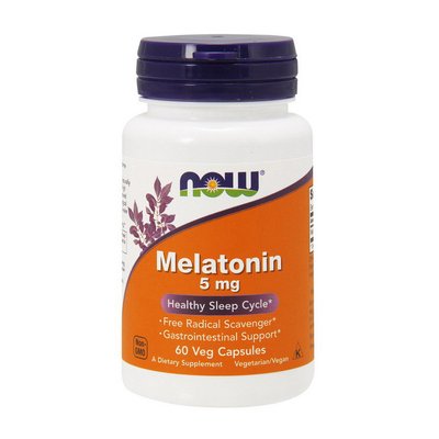 Melatonin 5 mg (60 caps) 000005403 фото