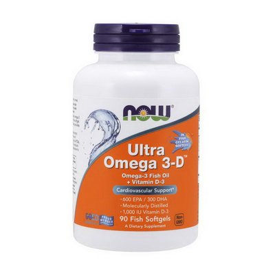 Ultra Omega 3-D (90 fish softgels) 000018824 фото