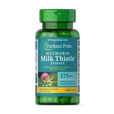 Silymarin Milk Thistle Extract 175 mg (100 caps) 000020997 фото