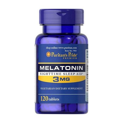 Melatonin 3 mg (120 tabs) 000008267 фото
