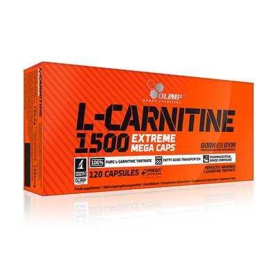 L-Carnitine 1500 Extreme Mega Caps (120 caps) 000001036 фото