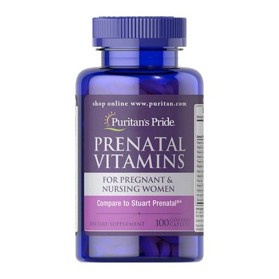 Prenatal Vitamins (100 caplets) 000012357 фото