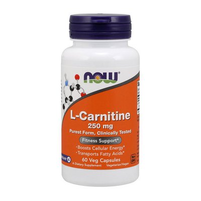 L-Carnitine 250 mg purest form (60 caps) 000007106 фото
