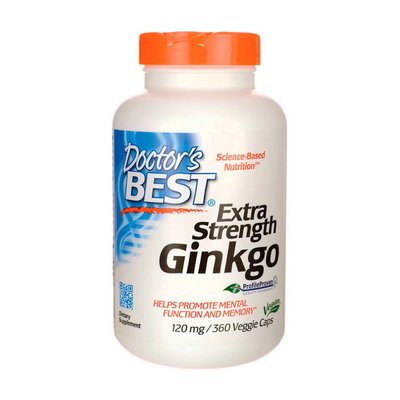 Extra Strength Ginkgo 120 mg (360 caps) 000013976 фото