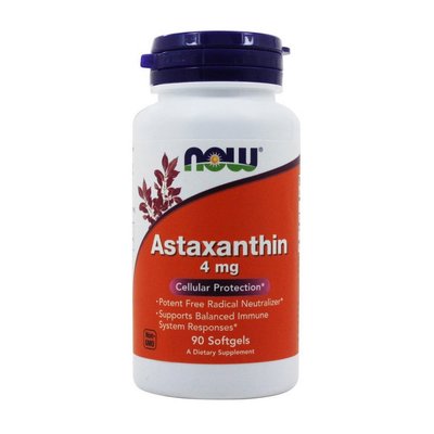 Astaxanthin 4 mg (90 softgels) 000018347 фото