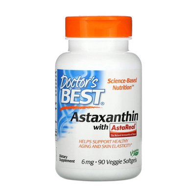 Astaxanthin with Asta Real 6 mg (90 veg softgels) 000025475 фото